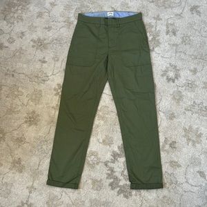 NWT J-Crew Olive Slim Boyfriend Chino Pants